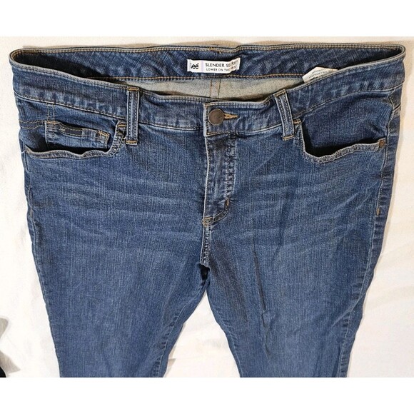 LEE Slender Secret JEANS Lower at the Waist Womens Size 14 Medium - Picture 3 of 13